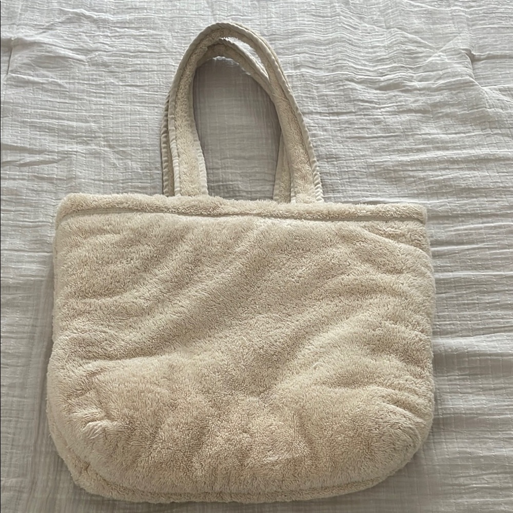 Zara Cream Tote Bag